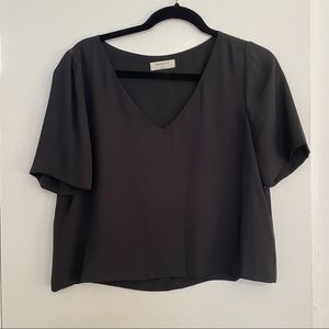 Babaton - Cropped Blouse - Black